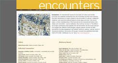 Desktop Screenshot of encounters.zu.ac.ae