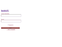 Tablet Screenshot of inside.zu.ac.ae